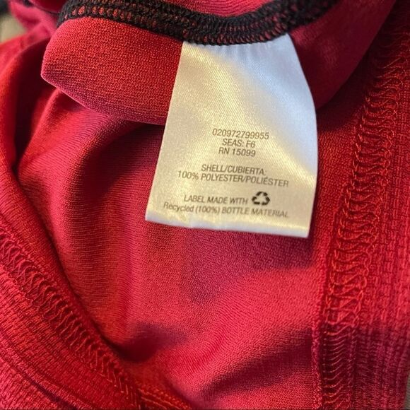 XL Outdoor Life Red-Gray 1/4 Zip Light Weight Top - Picture 7 of 7